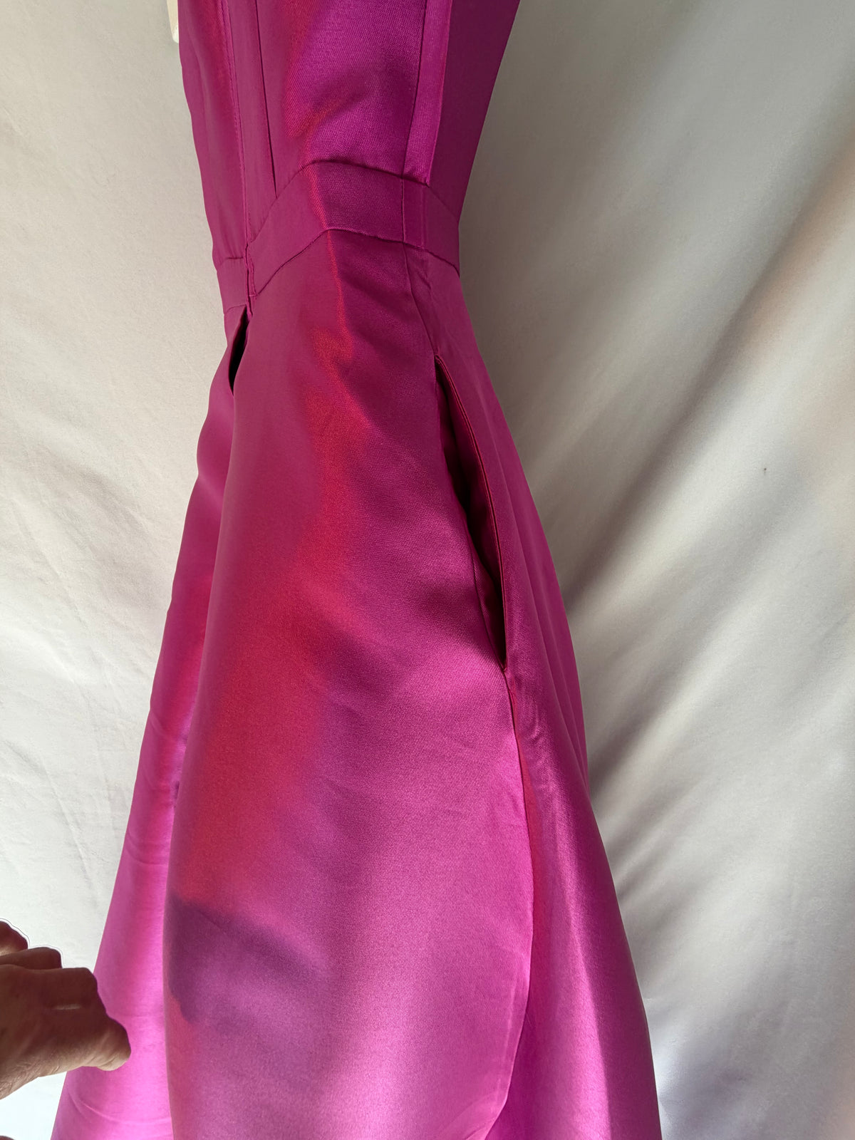Fuchsia Flair — Lulus Broadway Show Magenta High-Low Gown