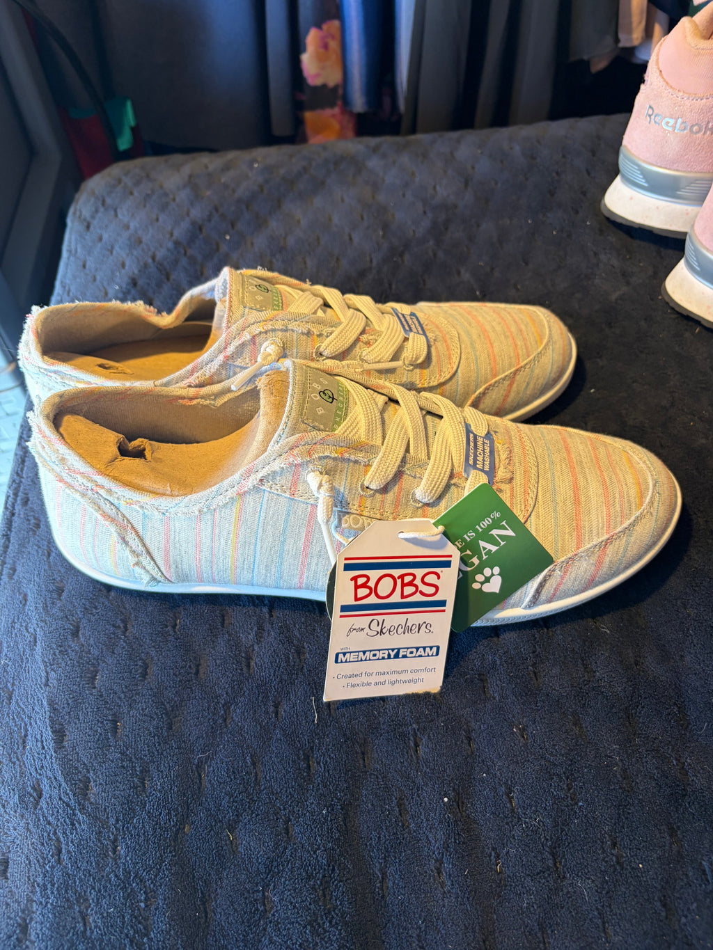 Sunny Strides — BOBS by Skechers Sea Stripes Sneakers