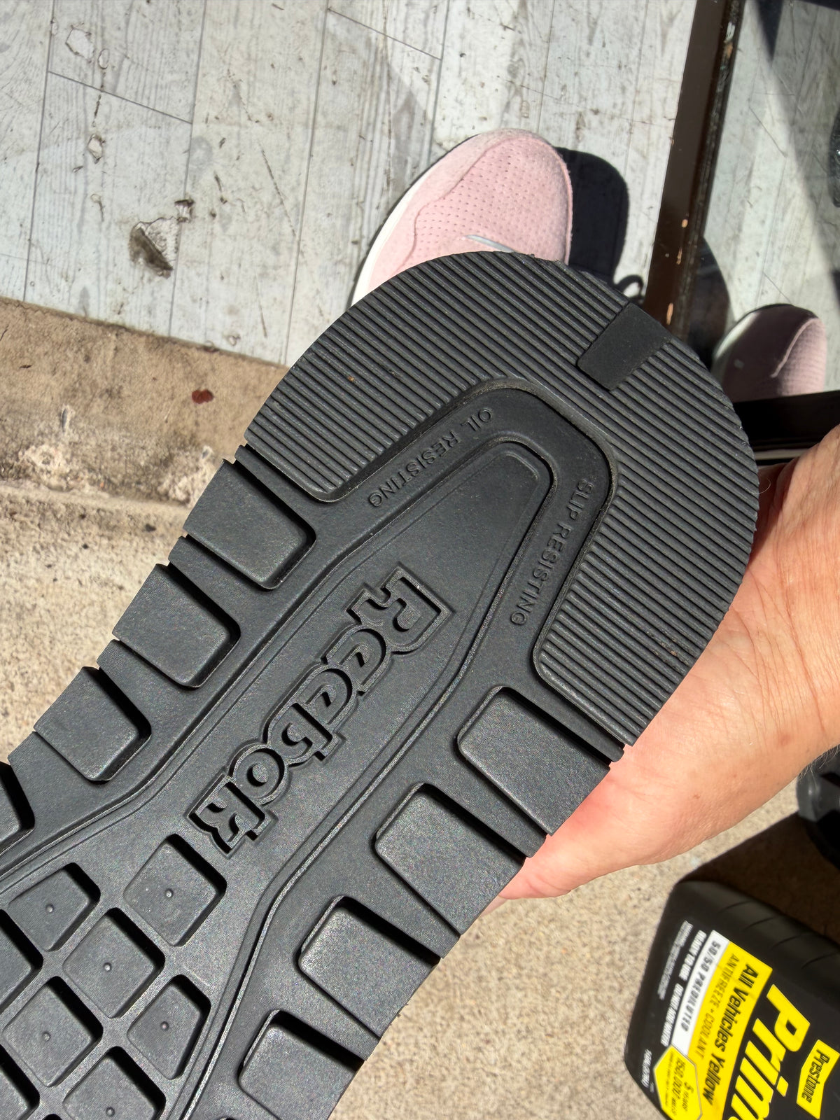 Blush Momentum — Reebok Work Safety Sneakers