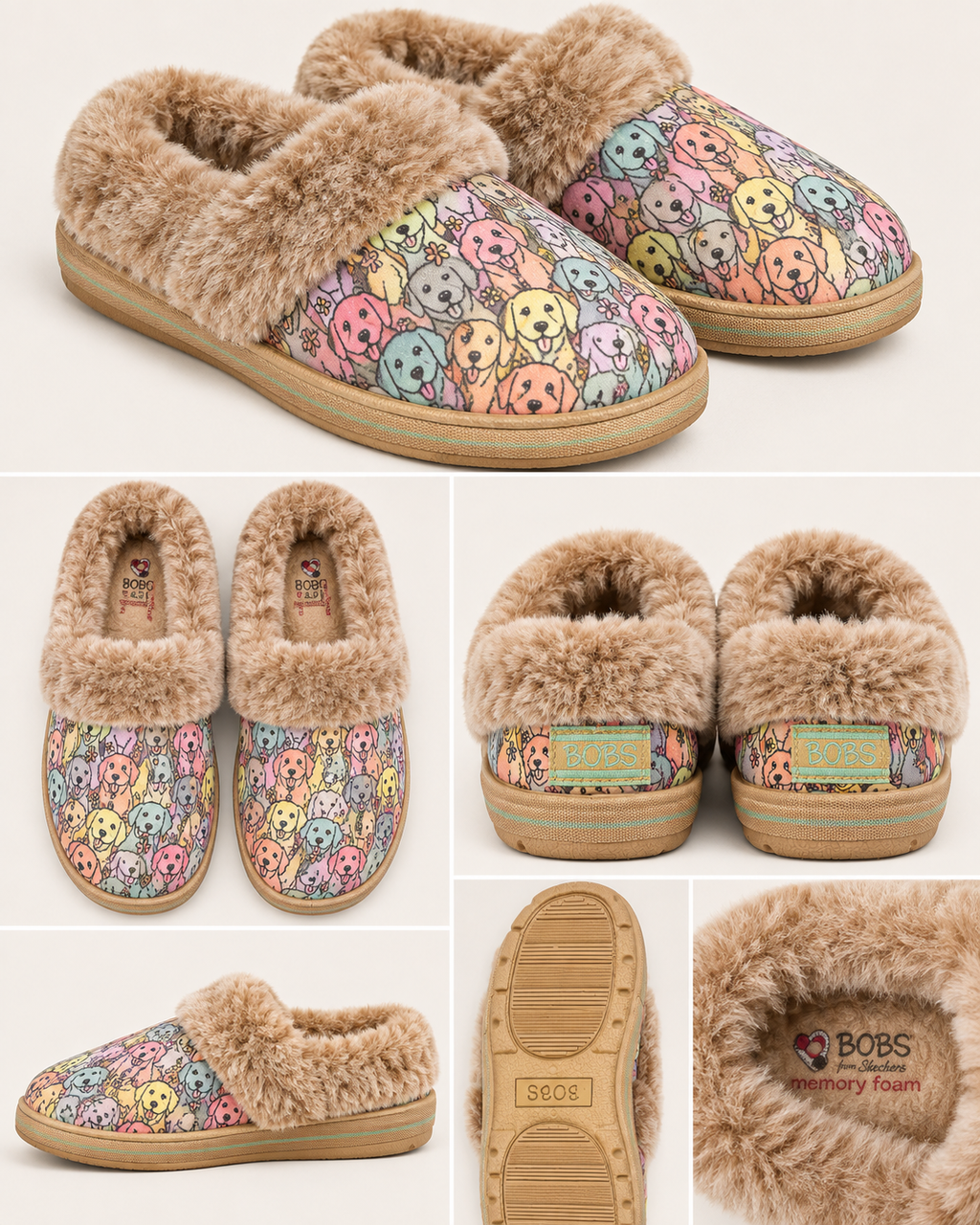 Paw-sitive Vibes — BOBS by Skechers Cozy Dog Slippers