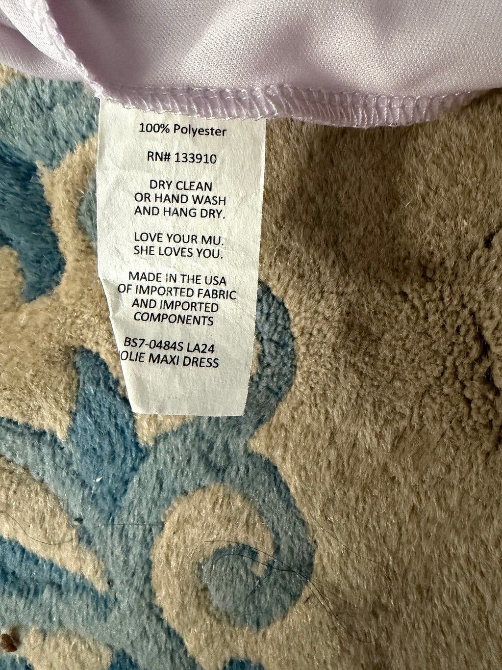 Show Me Your Mumu Olie Maxi Dress – Soft Lilac – NWT – Size Large