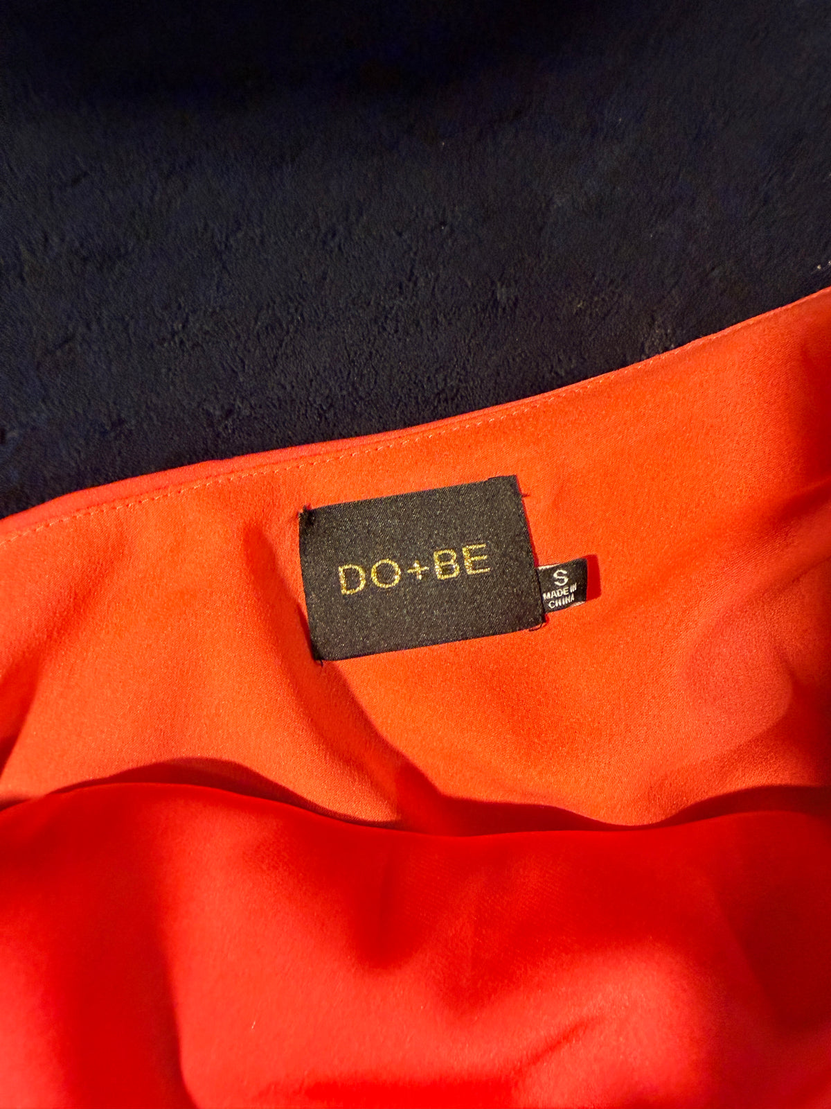 Coral Confidence | DO+BE One-Shoulder Satin Dress 7-Piece Complete Look — Size S