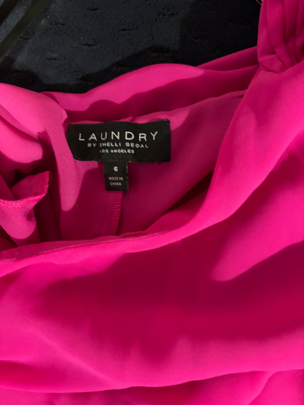 Electric Entrance | Laundry by Shelli Segal Pink Halter Maxi Dress