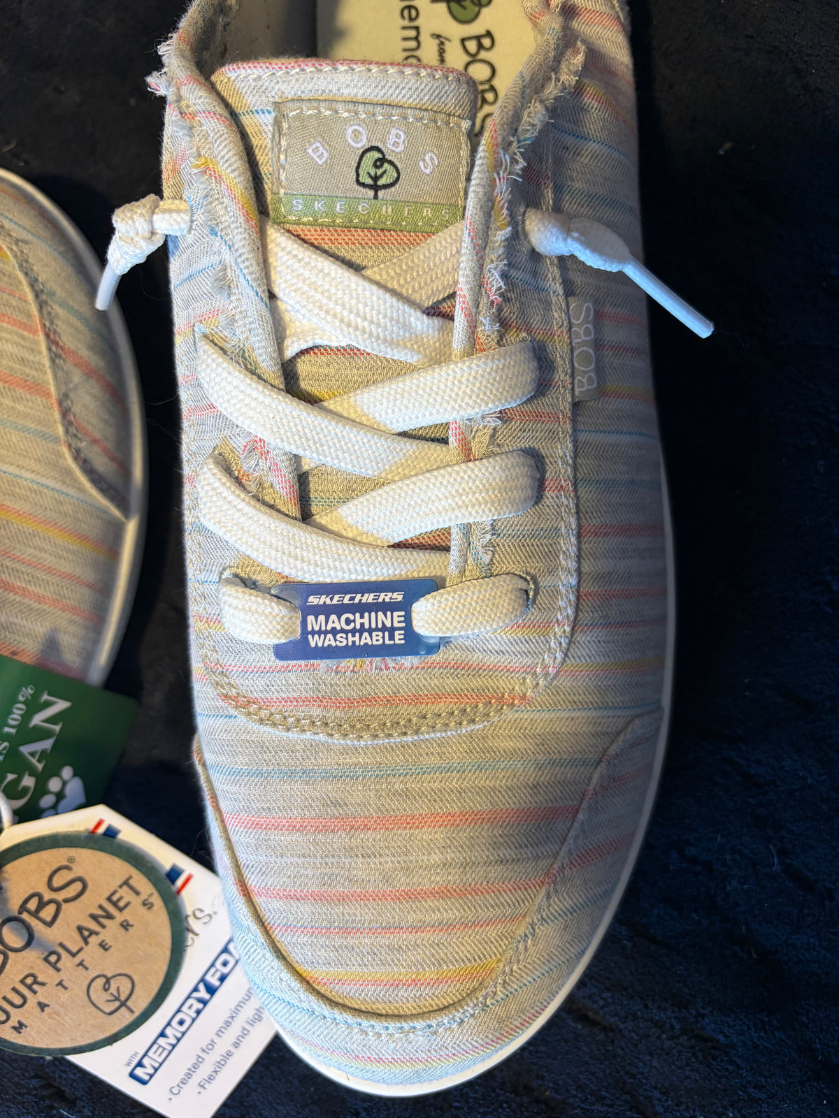 Sunny Strides — BOBS by Skechers Sea Stripes Sneakers