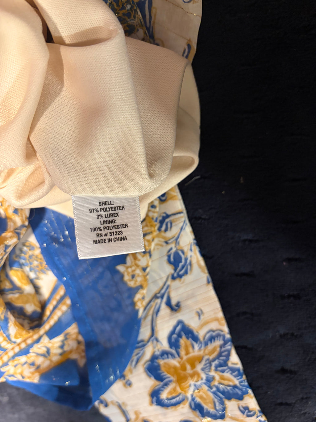 Sunlit Blue Horizon | 1.STATE Blue & Gold Halter Jump Suit— Size S