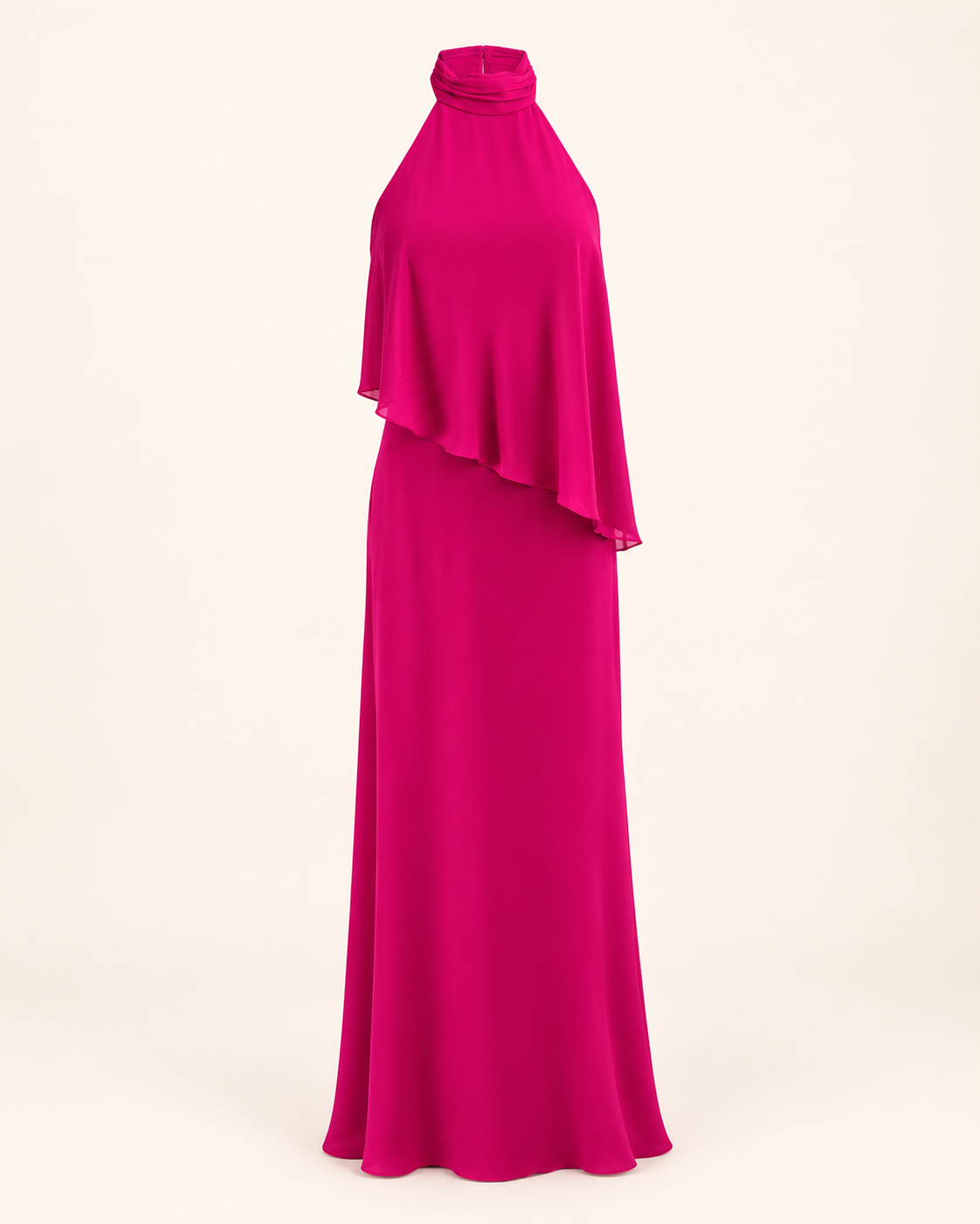 Electric Entrance | Laundry by Shelli Segal Pink Halter Maxi Dress