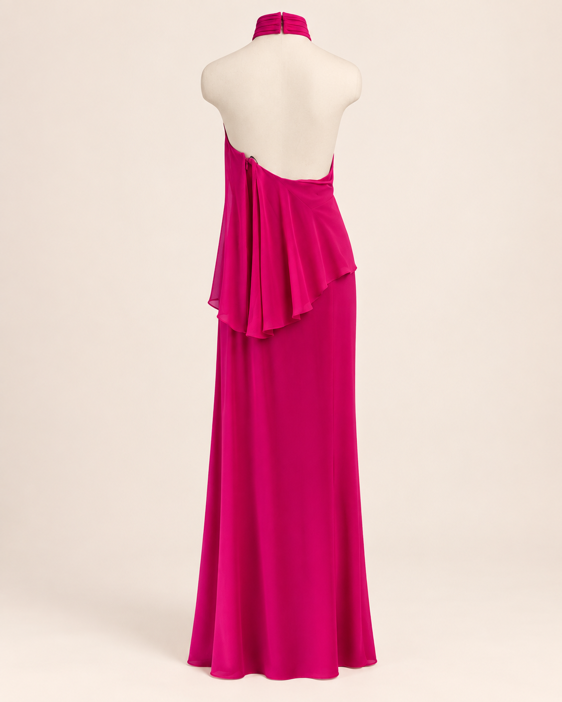 Electric Entrance | Laundry by Shelli Segal Pink Halter Maxi Dress