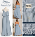 Show Me Your Mumu Ice Blue Flowy Maxi Dress – Medium