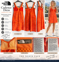 The North Face Cadence Performance Dress — Emberglow Paisley | Small