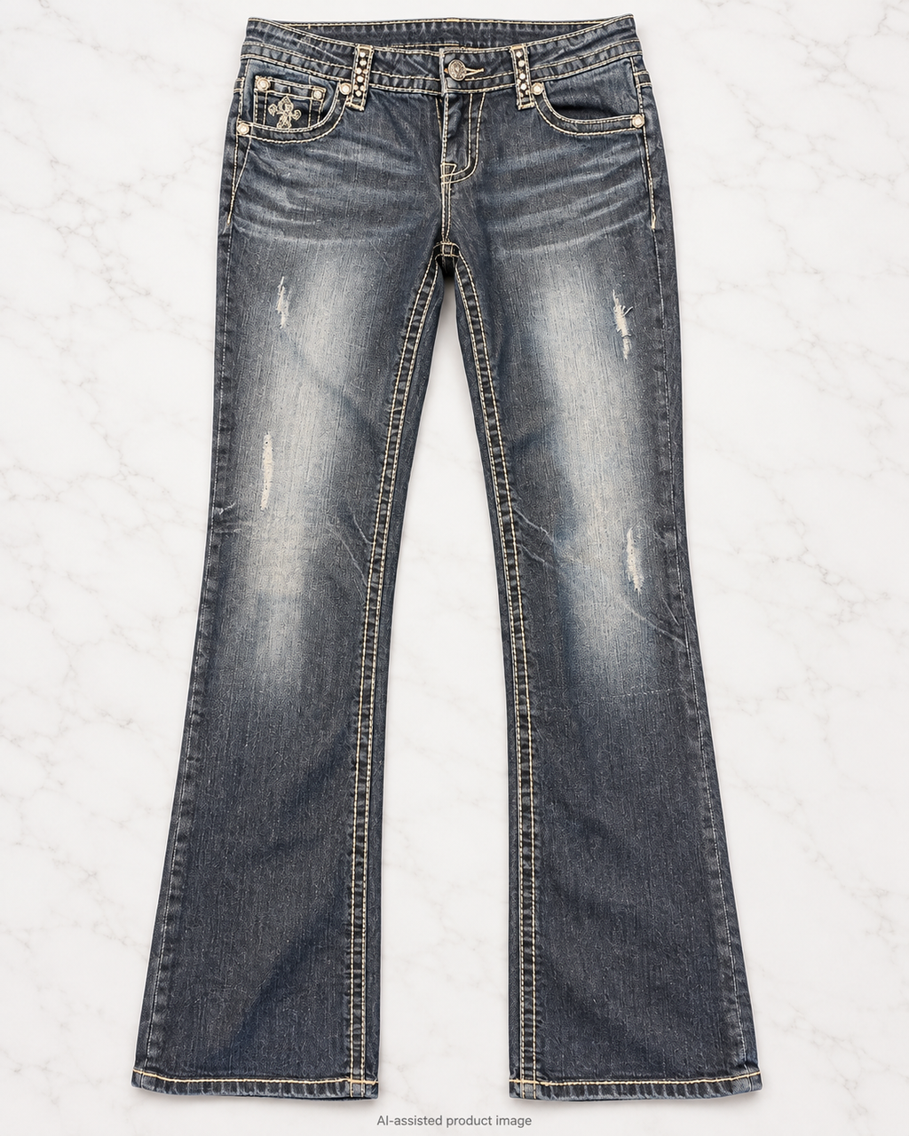Rhinestone Alibi | Premiere by rue21 Bootcut Jeans | 11/12 Long